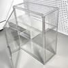 Transparent Wall-Mounted Acrylic Storage and Display Box for Figurines, Cosmetics, and Jewelry