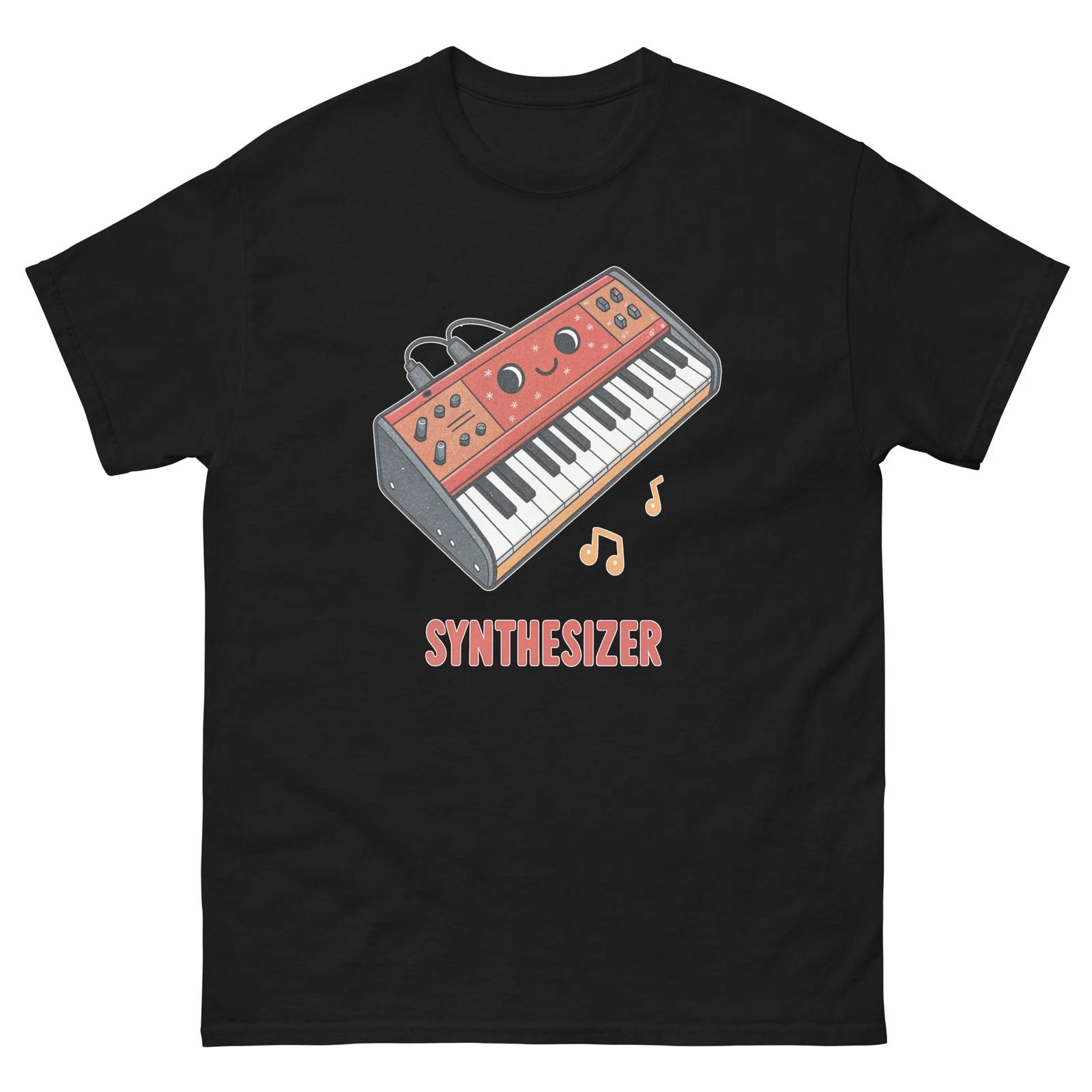 Synthesizer Musical Instrument Illustration T-Shirt 4XL