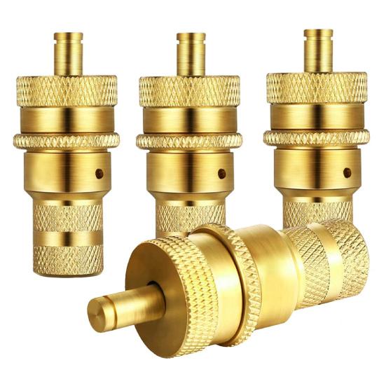Deflators Bleeder Easy Installation Corrosion Proof Brass Reliable Tire Relief Valve for Car