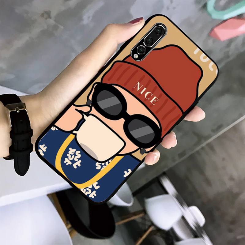 Cooles Mädchen Handyhülle Für Huawei G7 G8 P7 P8 P9 P10 P20 P30 Lite Mini Pro P Smart Plus Hülle Fundas