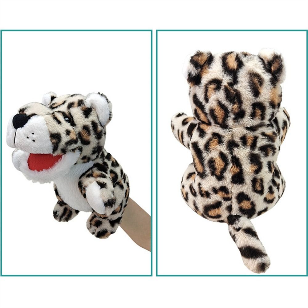 Movable Mouth Plush Hand Doll Jungle Animal Animal Hand Puppets Children Gift   Preschool