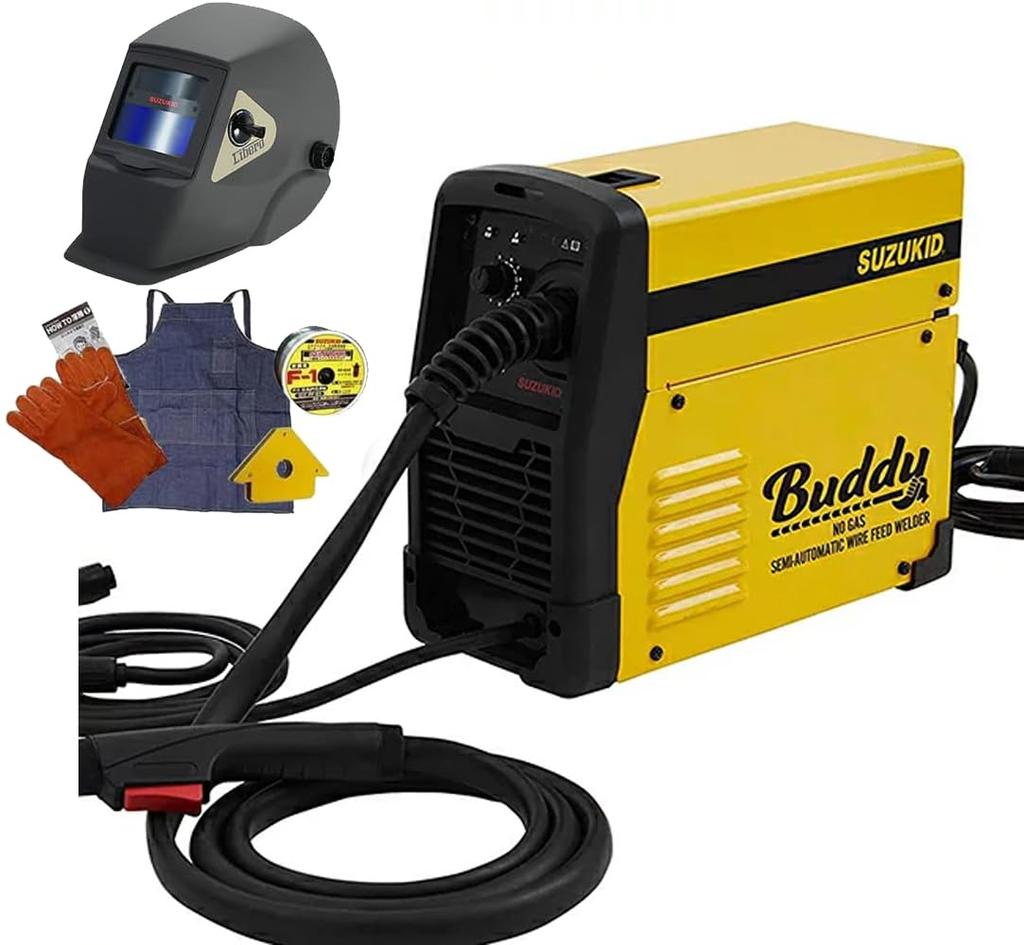 Suzukid Buddy Inverter Welding Machine with Automatic Shade and Starter Kit SBD-80 Semi-Automatic LR-200MW (100V/Non-Gas Only)
