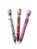 JVPEN WRITING INSTRUMENT Wociud Hello Kitty 0.7mm 6-Color Multicolor Ballpoint Pen with Hello Kitty Figure (Set of 3)