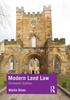 Livro Modern Land Law