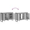 Bathroom Cabinet Grey Sonoma 90 X 30 X 60 Cm Particleboard