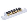 Guitar Tune Roller Saddle Bridge Tailpiece with 2 Studs Electric Guitar Tune Bridge Tailpiece Stop Bar for LP