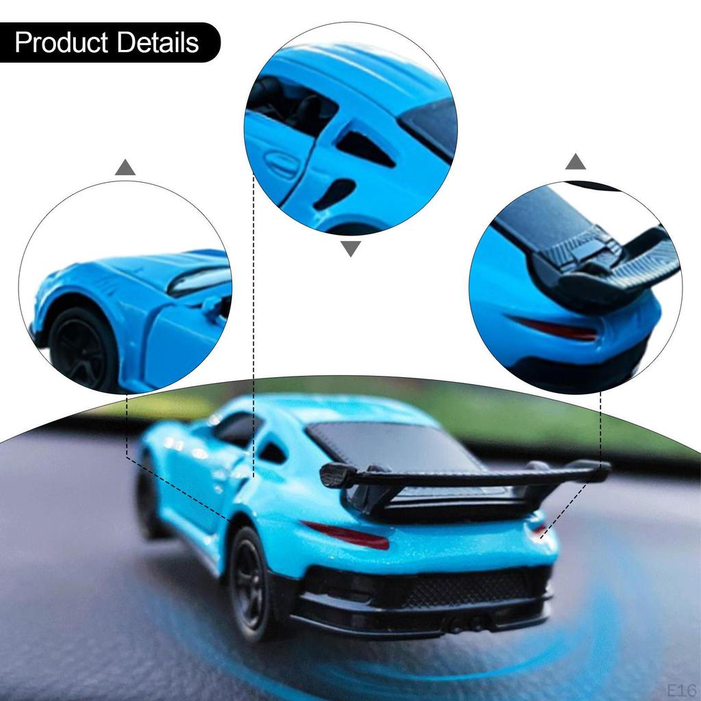 1/64 Dynamic Vehicle Car Model Center Decoration Turning And Tracking Universal Auto Accessories