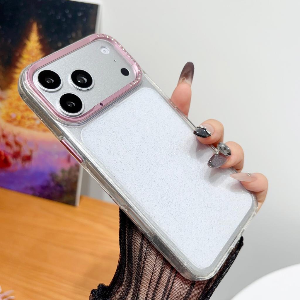 Applicable to Apple 11promax mobile phone case s11 glitter iPhone11 transparent S11ultra anti-drop protective case