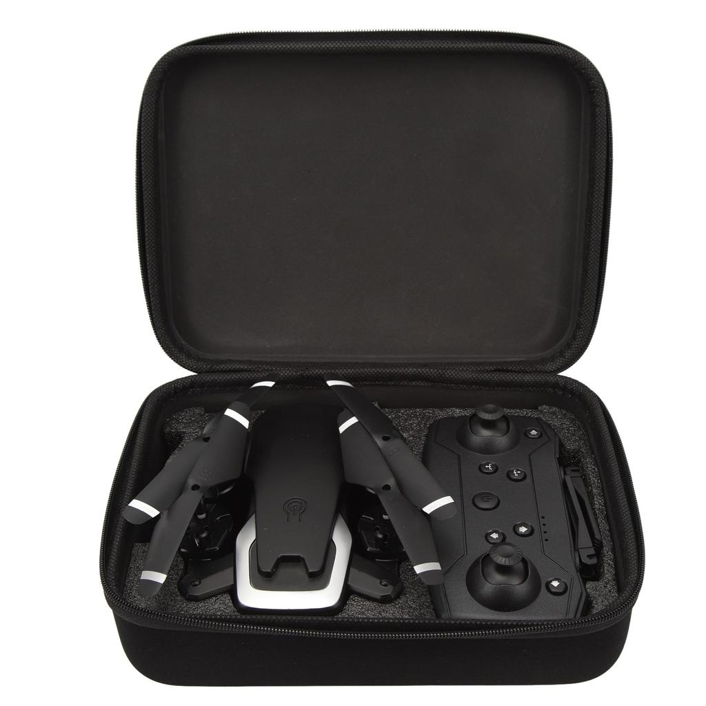 Foldable Drone with Dual Camera Wifi Drone Remote Control Drone Toys for Boys Girls Gifts Black