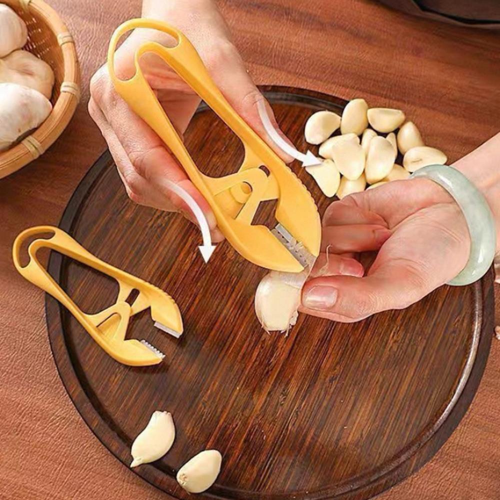 Garlic Peeler Creative Kitchen Stainless Steel Garlic Peeler Garlic Peeling Tool Simple and Convenient Kitchen Gadgets