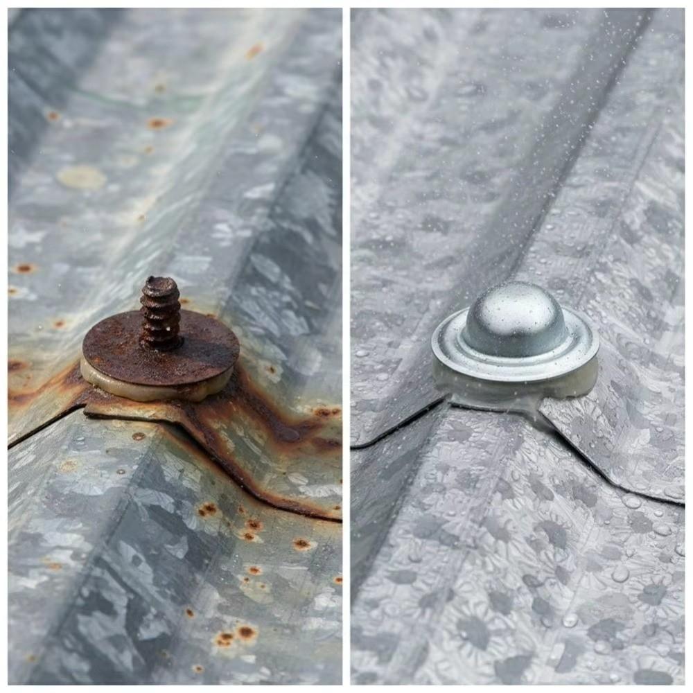 5/10/20Pcs Stainless Steel Roof Bolt Caps Directly Cover Spiral Cap Roofing Screw Caps  Outdoor