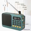 Tragbares FM-Radio Kleiner Notfall Wiederaufladbare Bluetooth 5.0 Soundbox Mini Vintage Lautsprecher MP3-Player