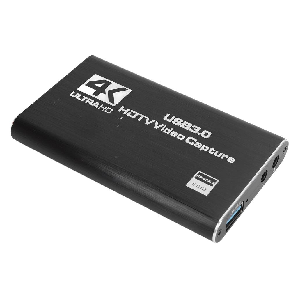4K Audio Video Catch Card 60Hz HD Multimedia Interface to USB 3.0 Full HD Recording Device for HDTV Game Live Streaming