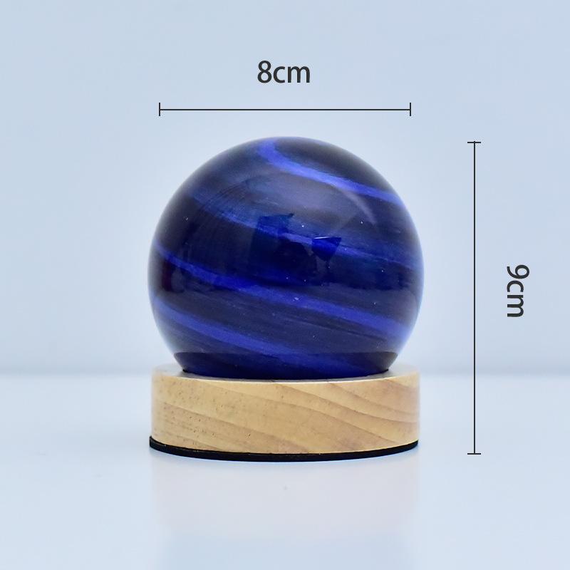 Galaxy Ball Lampe Kinderlicht Planetarische Kristallkugel Nachtlichter Leuchtend USB-Strom Warm Nachttisch Geschenk Heimdeko Schlafzimmer Weihnachten