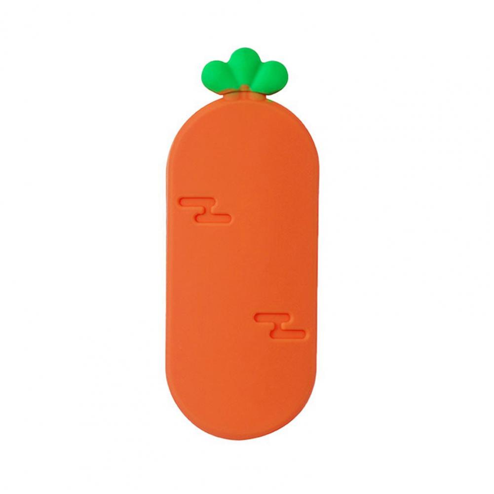 Shower Head Holder Suction Cup Wall Mounted Punch-free Silicone Carrot Shape Handheld Shower Head Bracket Bathroom Accessories