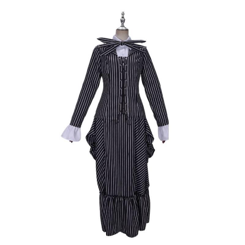 Nightmare The Before Christmas Cosplay Costume Adult Kids Halloween Party Gift