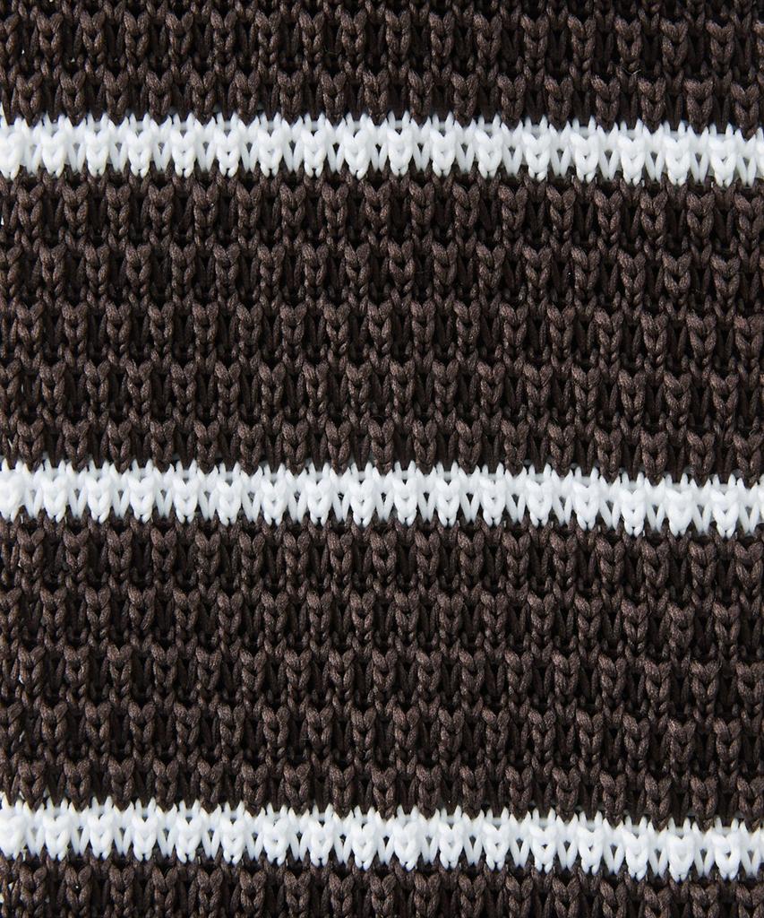 STCO Codigallery Striped Knit Tie Brown_Cntwz12Bth