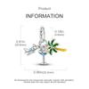 Charms Coppercoconut Tree Cocktail Airplane Beads Fit Charms Plataoriginal Bracelet Women Jewellery Making Gifts