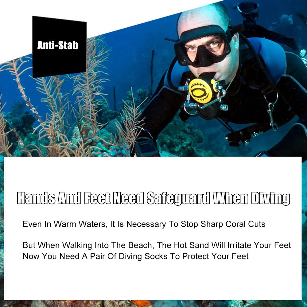 3MM Neopren Wasser Socken Sand-Proof Tauchen Stiefel für Schwimmen Wasser Sport Beach Volleyball