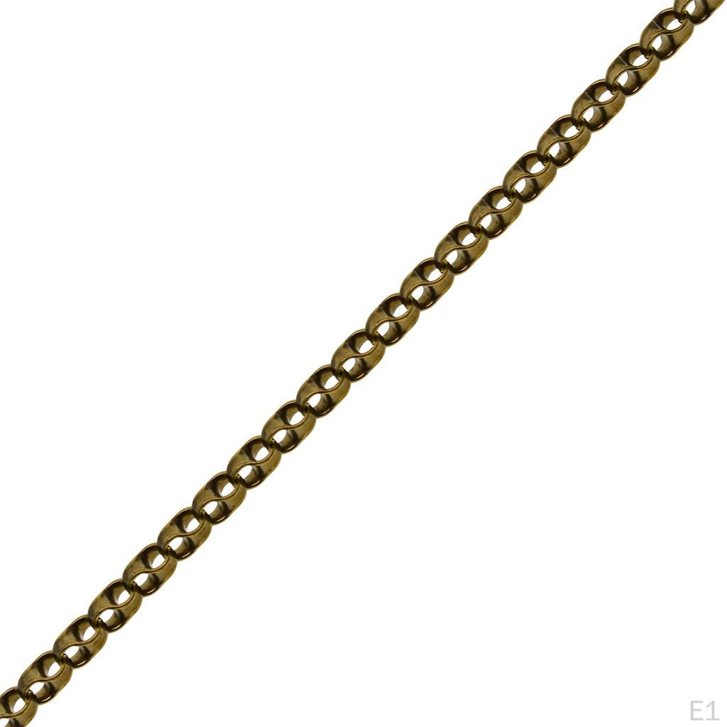 Brass Metal Biker Trucker Wallet Chain Jeans Keychain Rings Inch