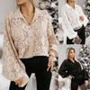 Spring European & American Women's Sexy Lace Shirt