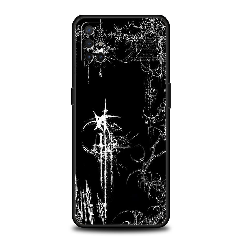 Phone Case For OnePlus 13 12 11 10 9 Pro 9T 13R 12R 10R 9R 9RT 10T 8T 8 Nord 2T CE 2 3 5G N200 N30 Cover Cyber Sigil Cross Line