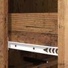 Drawer Cabinet Reclaimed Wood Look 33 x 34.5 x 92 cm Engineered Wood