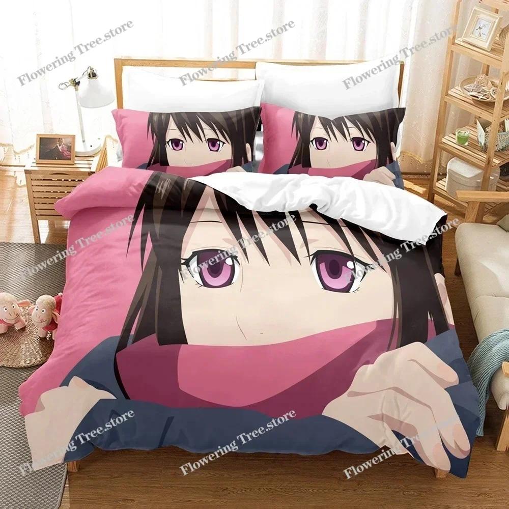 Anime Noragami Yato Bedding Set Duvet Cover Bedroom Comforter Covers Single Twin King Size Quilt Cover Home Textile029963