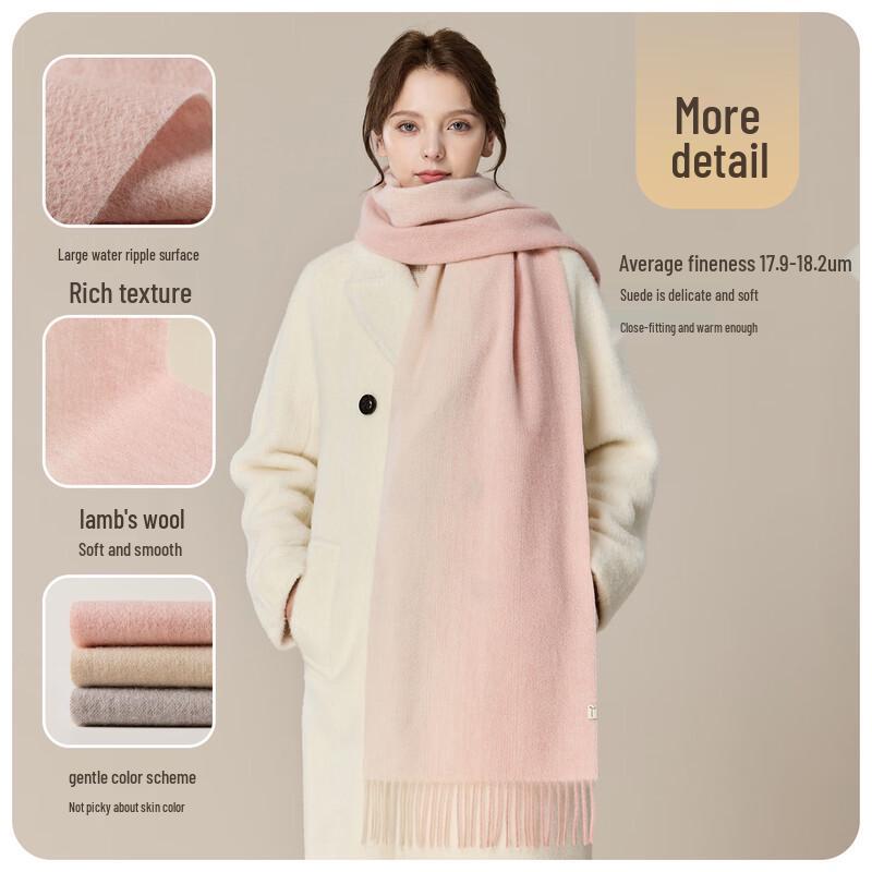 JIUMU Women's Pure Wool Scarf & Shawl