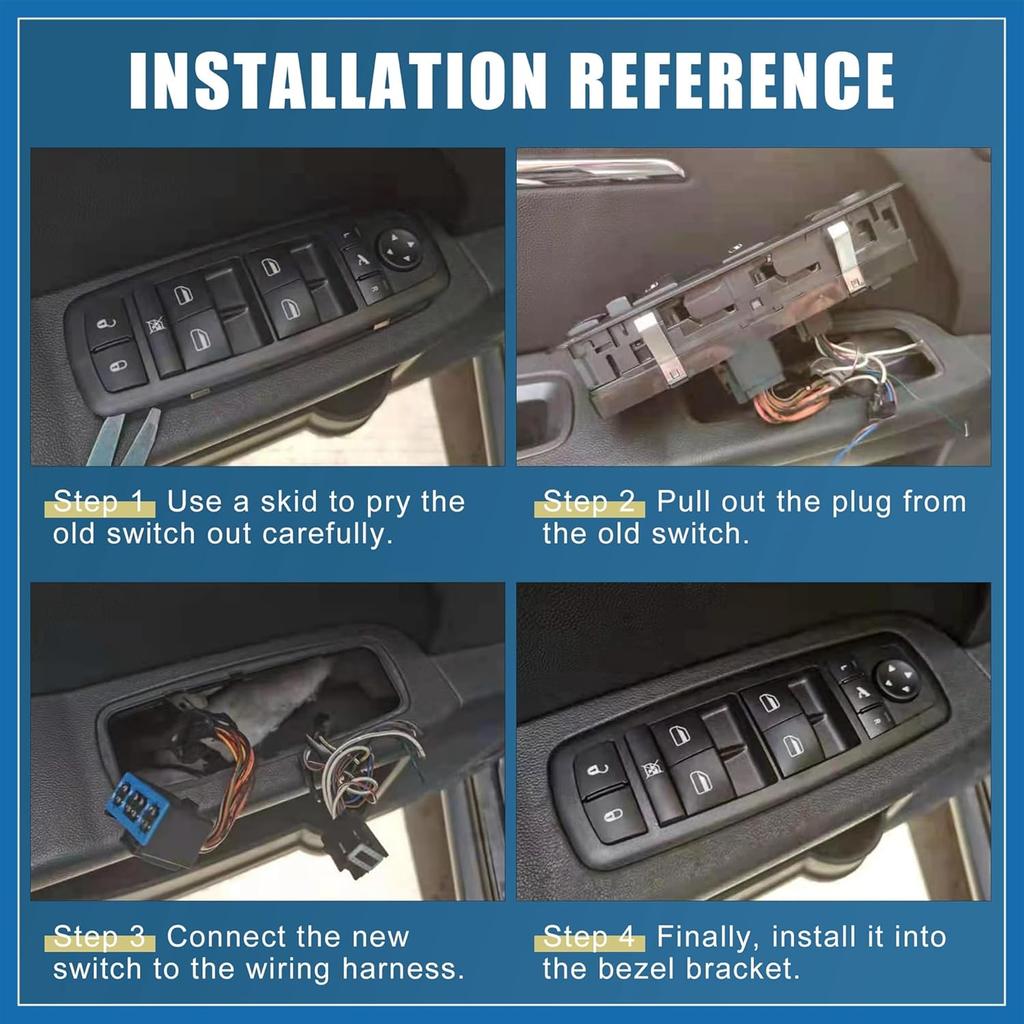 1 Set 22664398 Car Master Power Window Switch Front Driver Side for Saturn Ion 2003-2007 Item Replacement