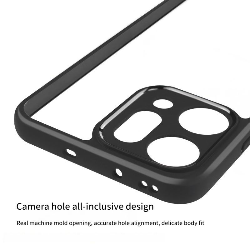 Für Oppo Reno14 Pro Hülle Für Hülle für Oppo Reno14 14 Pro Stoßfeste Handyhülle Schwarzer Rand Abdeckung Für Oppo Reno14 Pro 5G