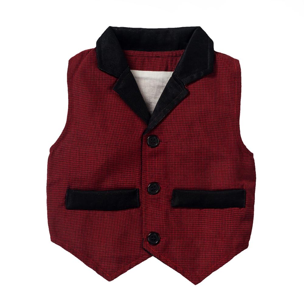 Baby Anzüge Junge Kleidung Weste Strampler Hut Formelle Kleidung Outfit Party Fliege Kinder Geburtstag Kleid