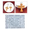 Handmade Jewelry Pendant Resin Casting Mold Tool Religious Theme Keychain Crystal Resin Mold DIY Crafts UV Epoxy