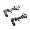 Universal Aluminum Alloy Double Rod Holder for Infinitely Adjustable Fishing Chair