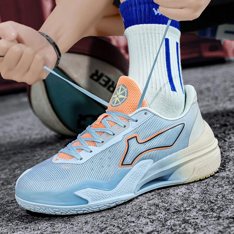 Youth student basketball shoes Sonic 11 actual combat basketball shoes men's and women's low top sports shoes with sound