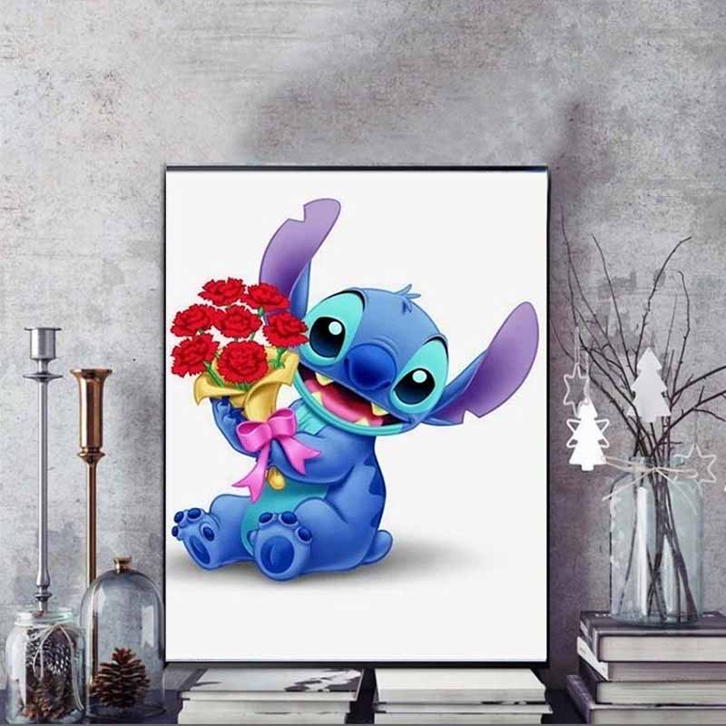 Disney Diamond Stitch DIY 5D Mosaic Embroidery Hobby Gift Home Decor