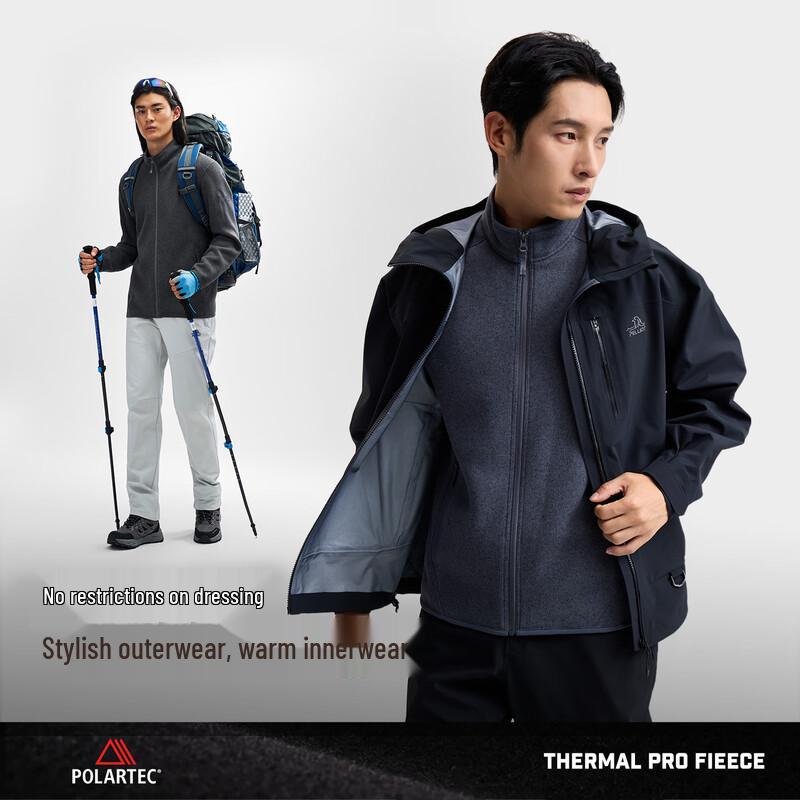 PELLIOT Warm Shield Pro Men's Polartec Thermal Pro Fleece Jacket