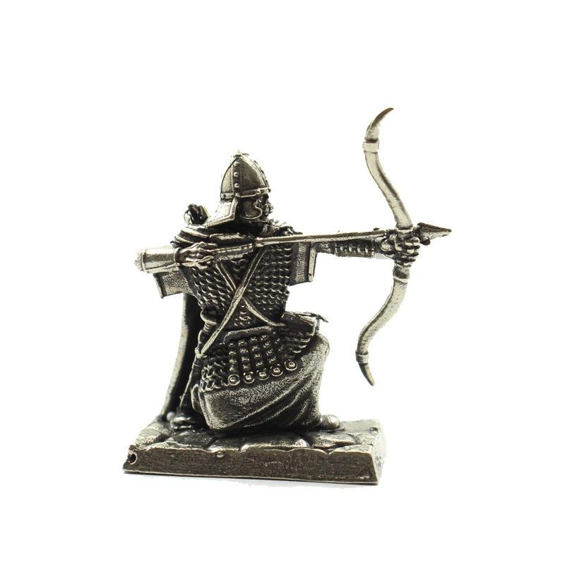 Ornamente Metal Cupru De Birou Figurină Model Soldat Legiune Romană Arcaș Decorațiuni Militare Medievale