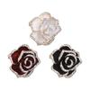 Brooch Pin Camellia Shape Elegant Exquisite Rhinestone Embellished Brooch for Women Clothes Silk Sca