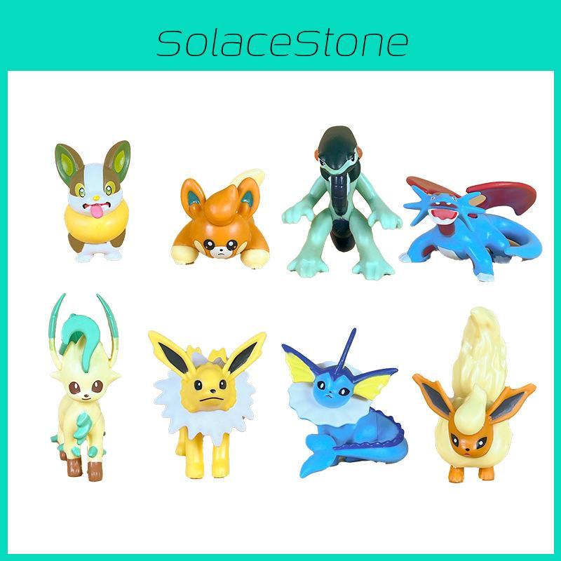 Eeveelution Anime Spielzeugmodell Pvc Miniaturen Für Geschenk Und Deko Zuhause