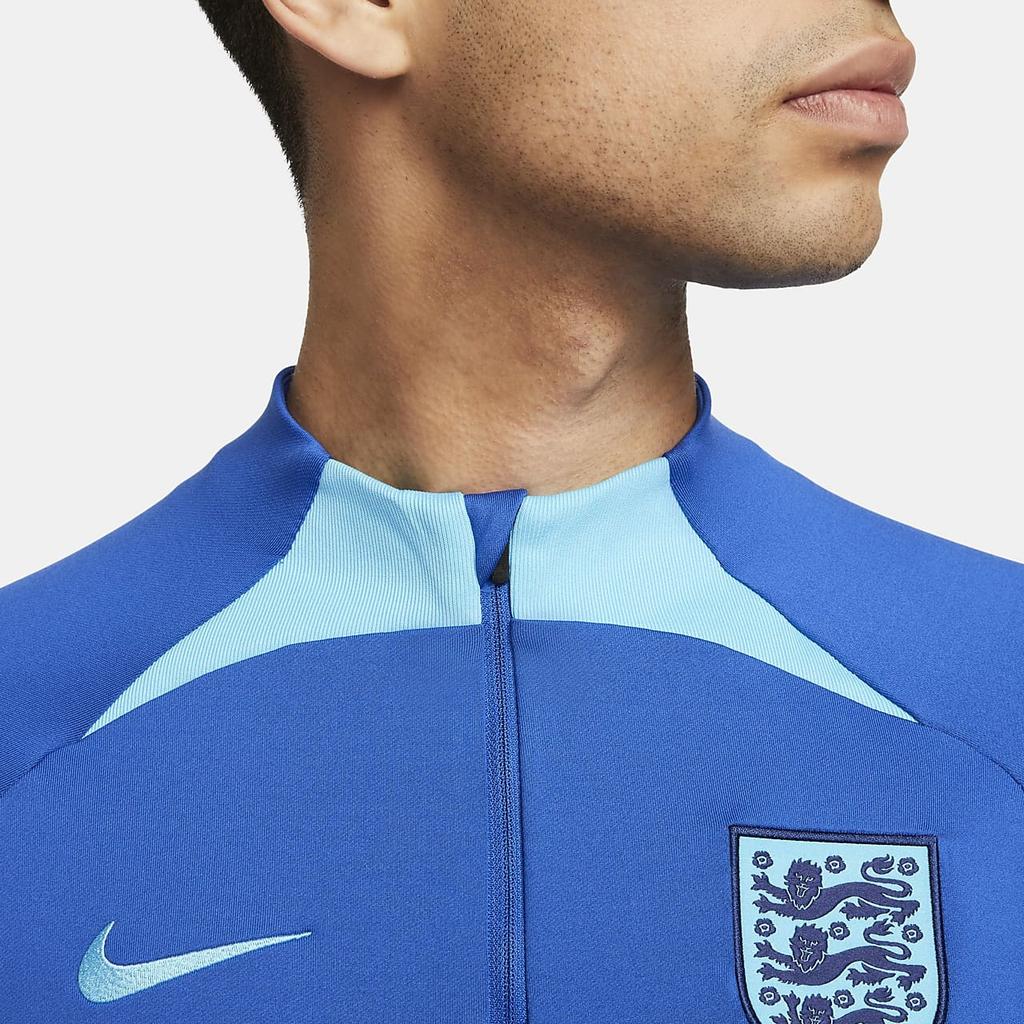 Nike England Dri-Fit Strike 1/4 Zip L/S Drill Top 'Royal Blue' Men's DH6454-480