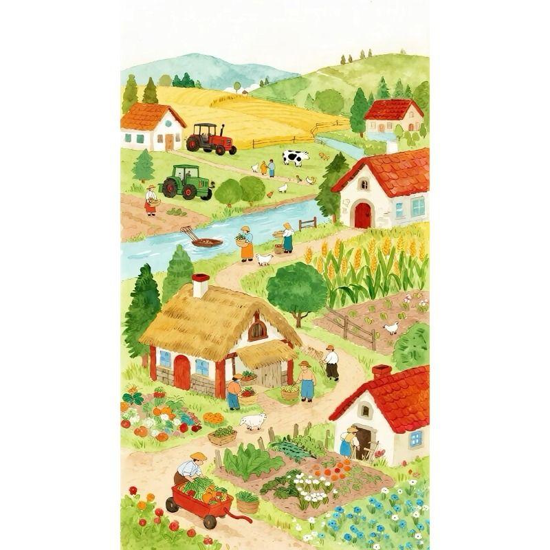 Metal Wall Poster, Agricultural Art, Decorative, 20x30cm