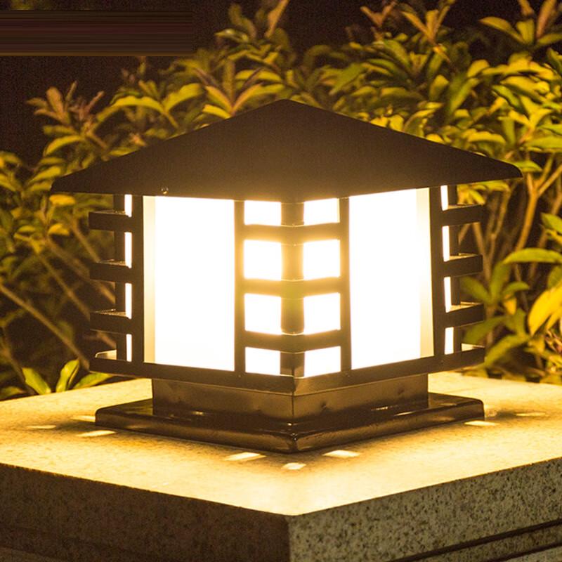 UOSU Outdoor Waterproof Pillar Post Light