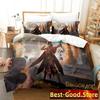 Dragon Age Dreadwolf Bedding Set Printed Duvet Cover Pillowcase Single Double Queen Super King Size Sets