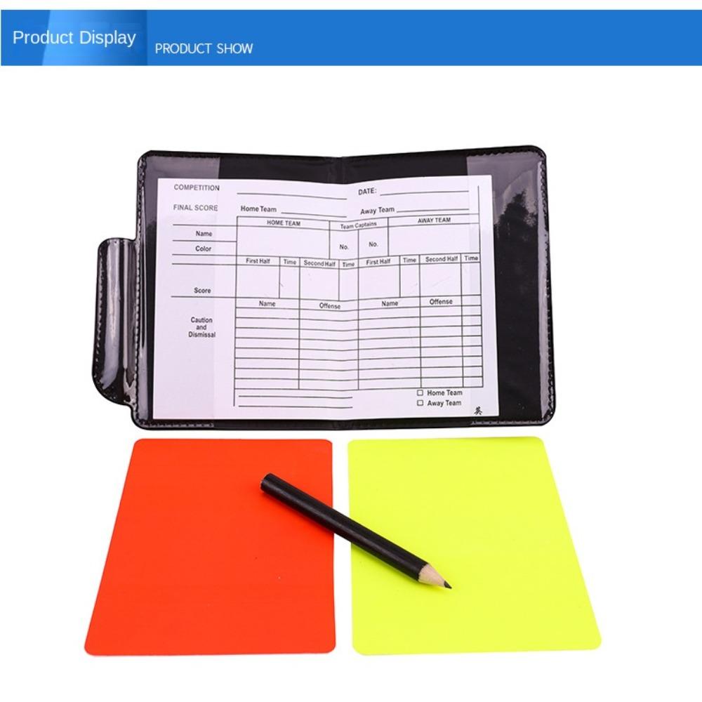 Gelbe Karte, PVC-Fußball-Schiedsrichter-Warnkarte, Fußball-Schiedsrichter-Rot-Gelb-Karte, Fußballspiel
