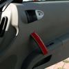For Nissan 350Z 2006-2009 1Pcs Real Carbon Fiber Copliot Door Handle Sticker Trim Car Interior Accessories Car Interior