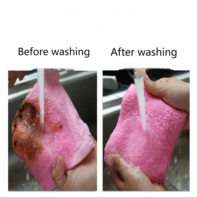 Hadřík na nádobí Hadřík na nádobí z dřevěných vláken Nepřilnavý hadr na nádobí Hadr pro domácnost Kuchyň Speciální absorbční látka Snadno se čistí