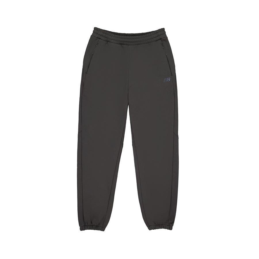 New Balance NB Grey Knitted Sweatpants Unisex Dark Gray MLF19181-DKG L