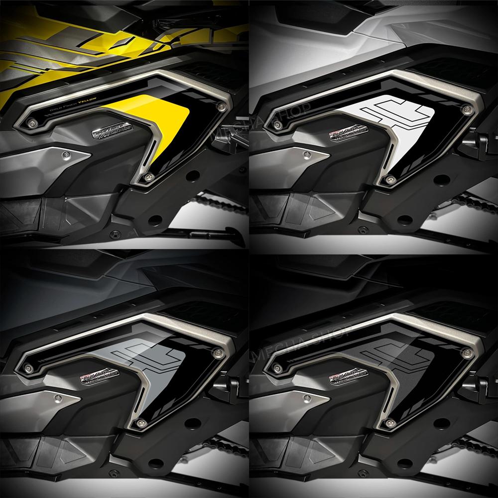 For X-ADV750 2025 XADV 750 2021- Sticker Motorcycle 3D Epoxy Sticker Protection Heel Protector Stickers Kit