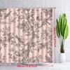 Shower Curtain: Vintage Birds and Floral Design for a Classic and Elegant Bathroom Look